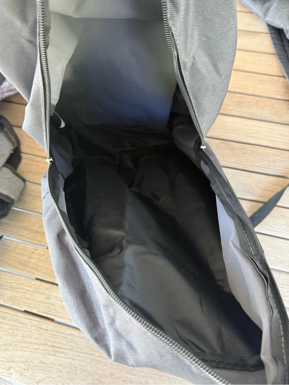 Trailmaker Gray Black & Orange Backpack – Brand New
